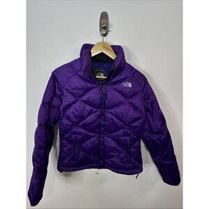 TNF  North Face Woman S Purple Down Quilted Jacket Coat